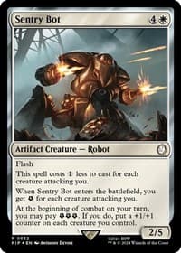 Sentry Bot (Surge Foil) - Universes Beyond: Fallout - Magic: The Gathering card