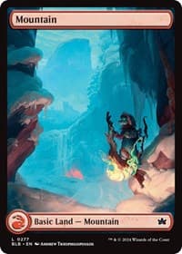 Mountain (0277) - Bloomburrow - Magic: The Gathering card