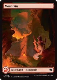 Mountain (0276) - Bloomburrow - Magic: The Gathering card