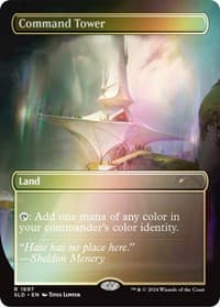 Command Tower (1697) (Rainbow Foil) - Secret Lair Drop Series - Magic: The Gathering card