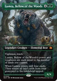 Lumra, Bellow of the Woods (Borderless) (0342) - Bloomburrow - Magic: The Gathering card