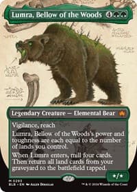 Lumra, Bellow of the Woods (Borderless) (0293) - Bloomburrow - Magic: The Gathering card