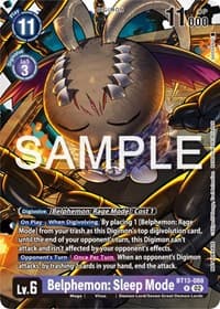 Belphemon: Sleep Mode (Event Pack 6) - Versus Royal Knights - Digimon Card Game card