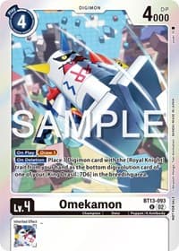 Omekamon (Event Pack 6) - Versus Royal Knights - Digimon Card Game card