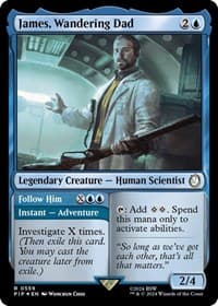 James, Wandering Dad (Surge Foil) - Universes Beyond: Fallout - Magic: The Gathering card