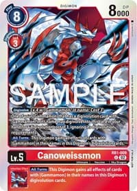 Canoweissmon (Event Pack 6) - Resurgence Booster - Digimon Card Game card