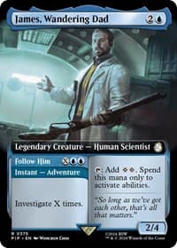 James, Wandering Dad (Extended Art) - Universes Beyond: Fallout - Magic: The Gathering card