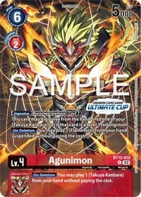 Agunimon (Ultimate Cup 2024) - Across Time - Digimon Card Game card