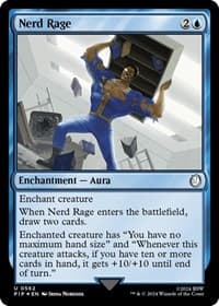 Nerd Rage (Surge Foil) - Universes Beyond: Fallout - Magic: The Gathering card