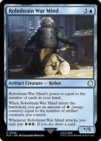 Robobrain War Mind - Universes Beyond: Fallout - Magic: The Gathering card