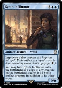 Synth Infiltrator (Surge Foil) - Universes Beyond: Fallout - Magic: The Gathering card