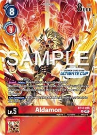 Aldamon (Ultimate Cup 2024) - Across Time - Digimon Card Game card