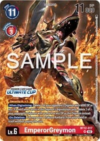 EmperorGreymon (Ultimate Cup 2024) - Across Time - Digimon Card Game card