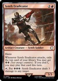 Synth Eradicator - Universes Beyond: Fallout - Magic: The Gathering card