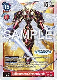 Gallantmon Crimson Mode (Ultimate Cup 2024) - Digital Hazard - Digimon Card Game card