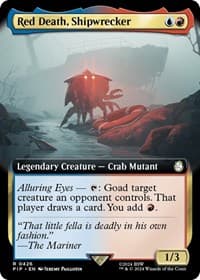 Red Death, Shipwrecker (Extended Art) - Universes Beyond: Fallout - Magic: The Gathering card