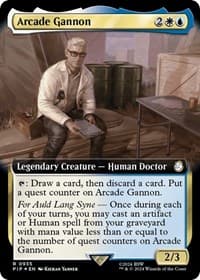 Arcade Gannon (Extended Art) (Surge Foil) - Universes Beyond: Fallout - Magic: The Gathering card