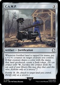 C.A.M.P. - Universes Beyond: Fallout - Magic: The Gathering card