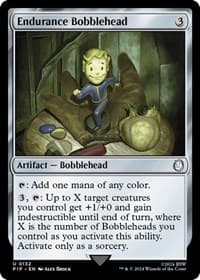 Endurance Bobblehead - Universes Beyond: Fallout - Magic: The Gathering card