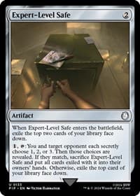 Expert-Level Safe - Universes Beyond: Fallout - Magic: The Gathering card