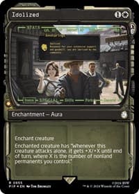 Idolized (Showcase) (Surge Foil) - Universes Beyond: Fallout - Magic: The Gathering card