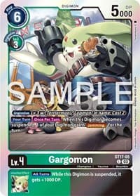 Gargomon - Starter Deck 17: Double Typhoon Advanced Deck Set - Digimon Card Game card