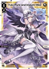 Yuki, Pure and Impure Miko - Dissonance Diva - WIXOSS card