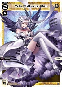 Yuki, Authentic Miko - Dissonance Diva - WIXOSS card