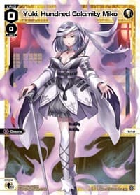 Yuki, Hundred Calamity Miko - Dissonance Diva - WIXOSS card