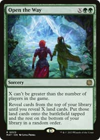 Open the Way - Promo Pack: Murders at Karlov Manor - Magic: The Gathering card