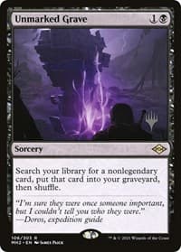Unmarked Grave - Promo Pack: Murders at Karlov Manor - Magic: The Gathering card