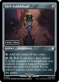 Luck Bobblehead (Serial Numbered) - Universes Beyond: Fallout - Magic: The Gathering card