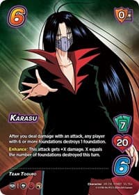 Karasu (XR) - Yu Yu Hakusho: Dark Tournament - UniVersus card