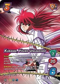 Kurama, Youko Unleashed (XR) - Yu Yu Hakusho: Dark Tournament - UniVersus card