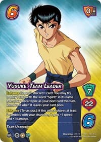Yusuke, Team Leader (XR) - Yu Yu Hakusho: Dark Tournament - UniVersus card