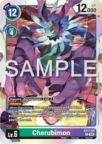 Cherubimon - Starter Deck 17: Double Typhoon Advanced Deck Set - Digimon Card Game card
