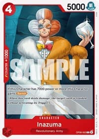 Inazuma - Wings of the Captain - One Piece Card Game card