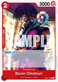 Baron Omatsuri - Wings of the Captain - One Piece Card Game card