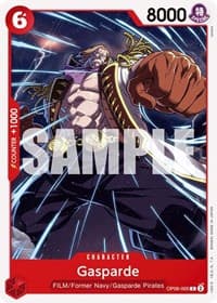 Gasparde - Wings of the Captain - One Piece Card Game card