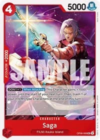 Saga - Wings of the Captain - One Piece Card Game card