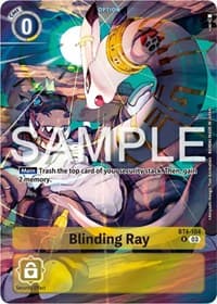 Blinding Ray (Bonus Pack) - Starter Deck 17: Double Typhoon Advanced Deck Set - Digimon Card Game card