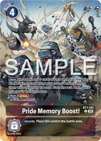 Pride Memory Boost! (Bonus Pack) - Starter Deck 17: Double Typhoon Advanced Deck Set - Digimon Card Game card