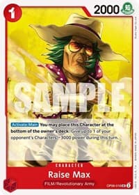 Raise Max - Wings of the Captain - One Piece Card Game card