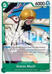 Ikaros Much - Wings of the Captain - One Piece Card Game card