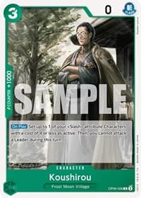 Koushirou - Wings of the Captain - One Piece Card Game card