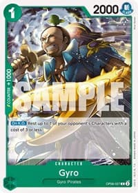 Gyro - Wings of the Captain - One Piece Card Game card