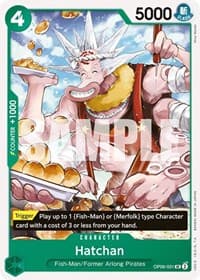 Hatchan - Wings of the Captain - One Piece Card Game card