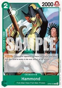 Hammond - Wings of the Captain - One Piece Card Game card