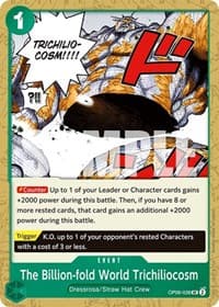 The Billion-fold World Trichiliocosm - Wings of the Captain - One Piece Card Game card