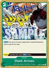 Shark Arrows - Wings of the Captain - One Piece Card Game card